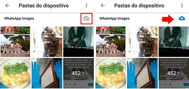 Salvar fotos do WhatsApp sem ocupar a memoria do celular