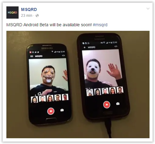 MSQRD-Android-Facebook