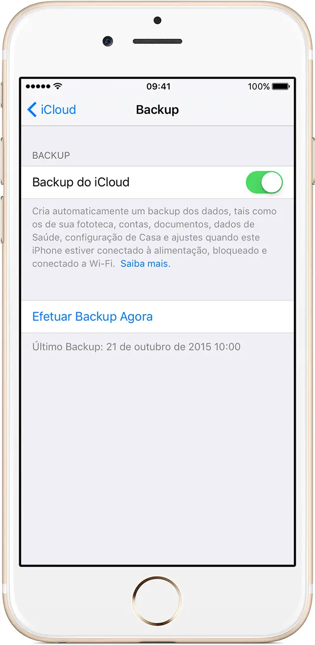 backup iphone