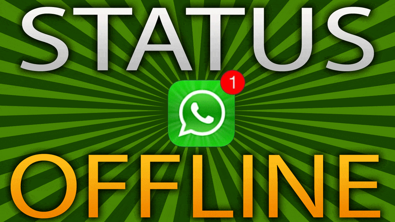 OCULTAR STATUS - Como aparecer offline no WhatsApp 1