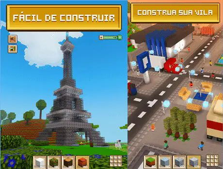 Minecraft é um jogo eletrônico tipo sandbox e independente de mundo aberto  que permite a construção