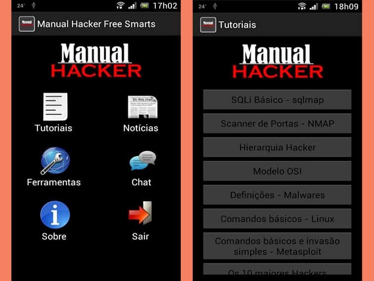 Manual Hacker: Aplicativo para Hackers e Pentesters 1
