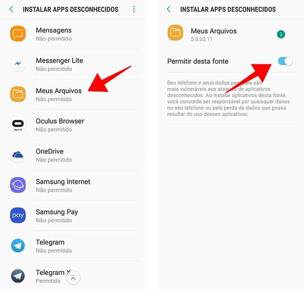 Saiba como instalar aplicativos APK no Android 8 Oreo 5
