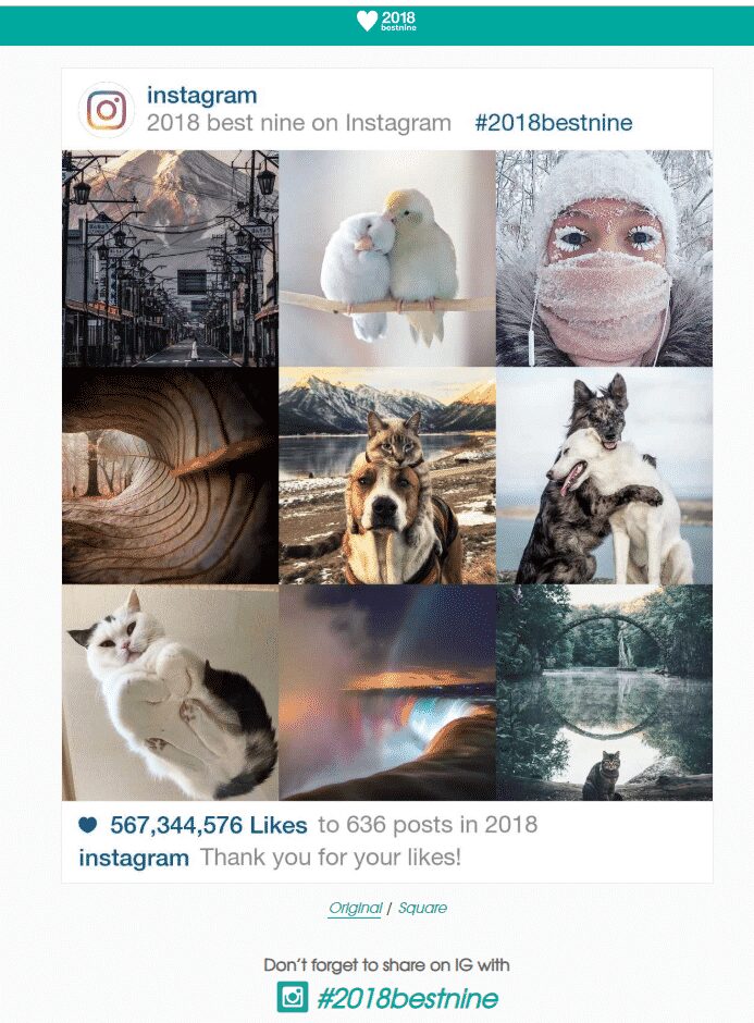 Best Nine 2021: Como fazer retrospectiva no Instagram 3