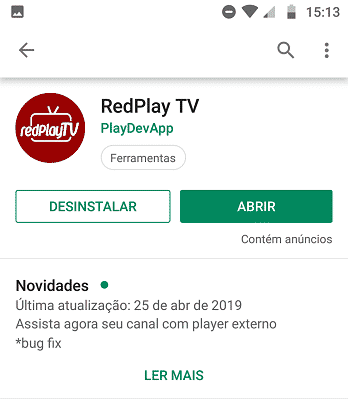 Baixar Redplay TV: Excelente aplicativo de TV Online 1