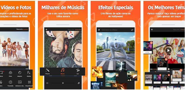 Top 3 aplicativos grátis para fazer vídeo com fotos e música 1