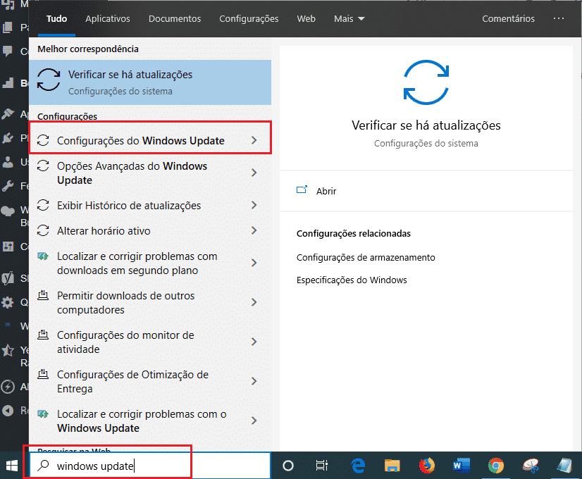 Windows Update: Corrigir erros de atualização Windows 10 1