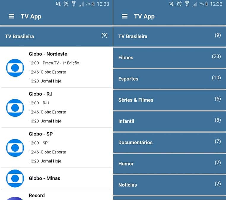 Descarga de APK de Futebol TV para Android