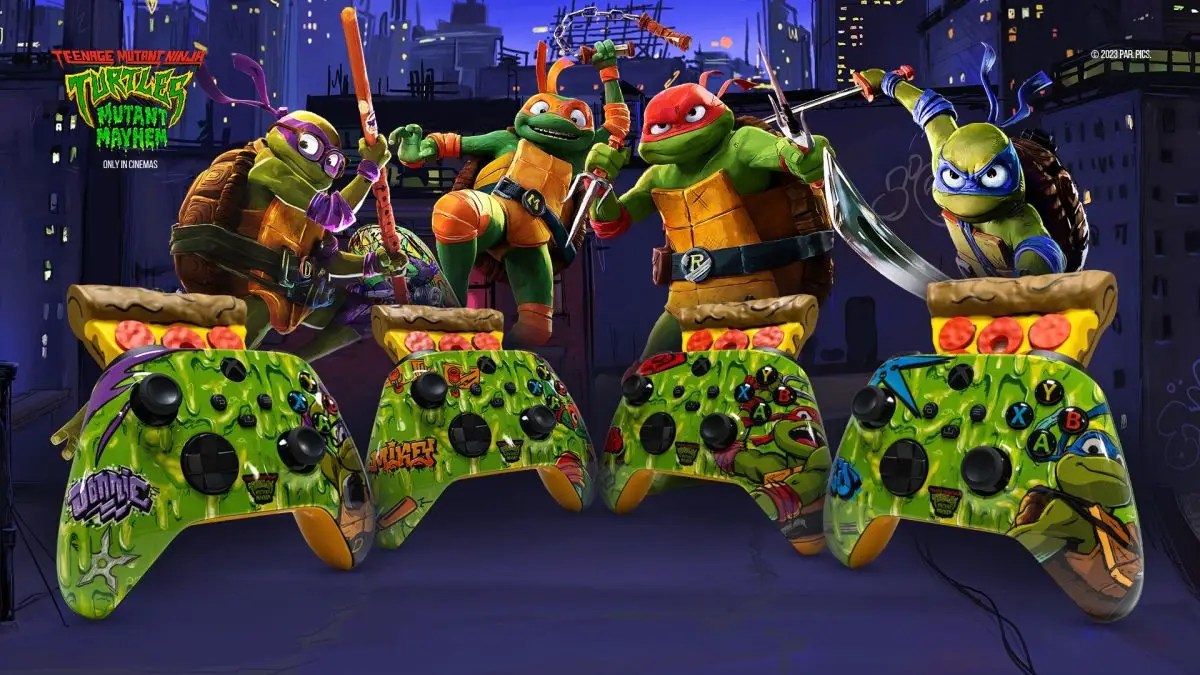 Xbox anuncia controle das "Tartarugas Ninja" com cheiro de pizza
