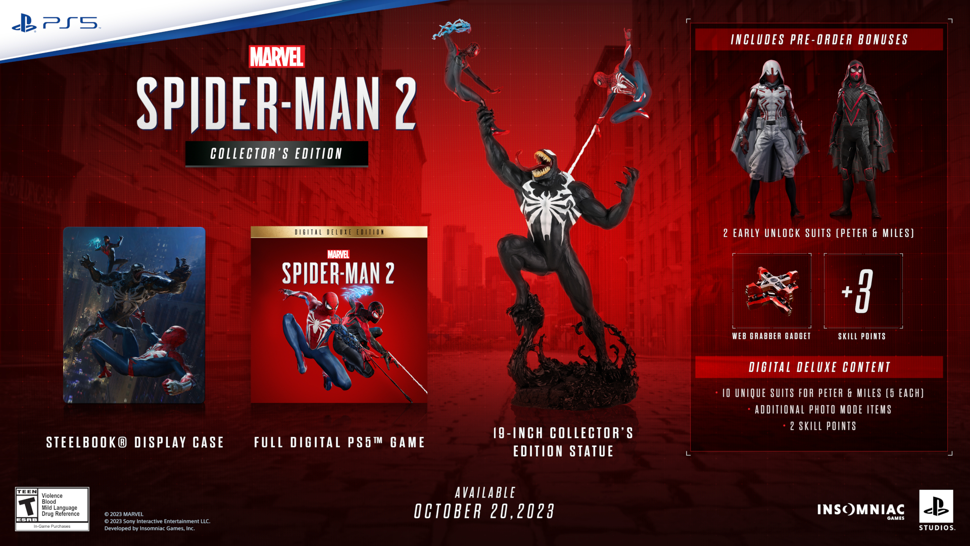 Jogo para PS5 Spider Man 2 - Sony - AMZ Tech - Prod