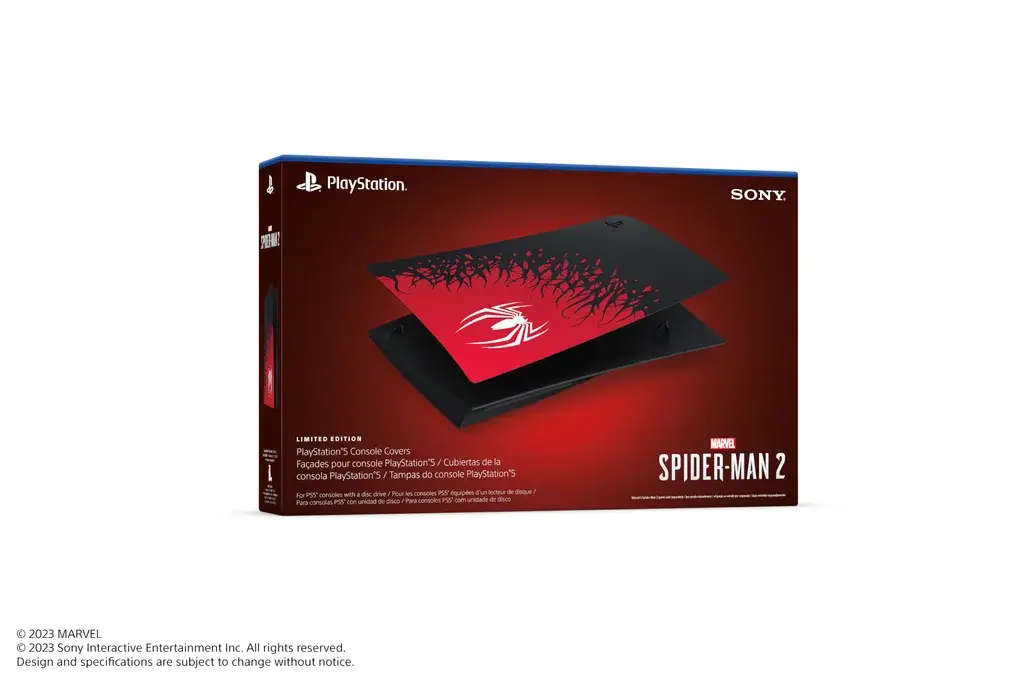 Spider-Man 2 - Edições Limitadas de PlayStation 5, tampa e DualSense em pré-venda