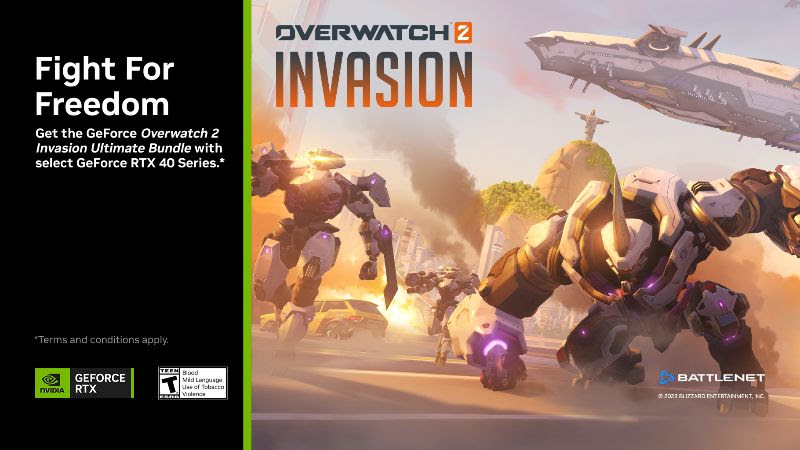 NVIDIA anuncia novo bundle de GeForce RTX com Overwatch 2: Invasion 1
