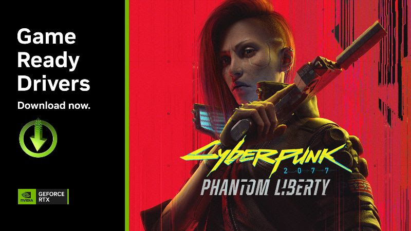 NVIDIA anuncia GeForce Game Ready Driver para Cyberpunk 2077: Phantom Liberty com DLSS 3.5 1