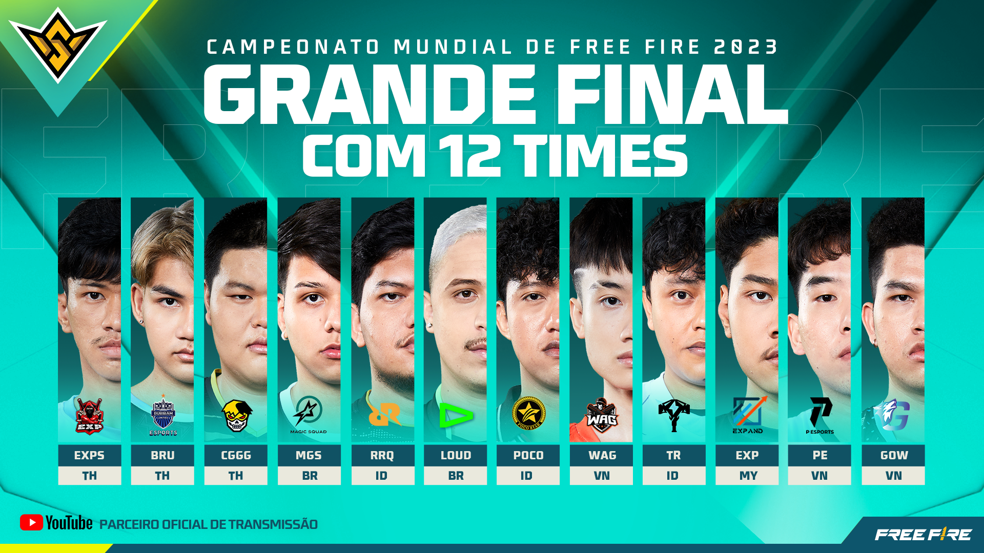 Mundial de Free Fire, FFWS 2023: 18 Times disputam o Título em Bangkok