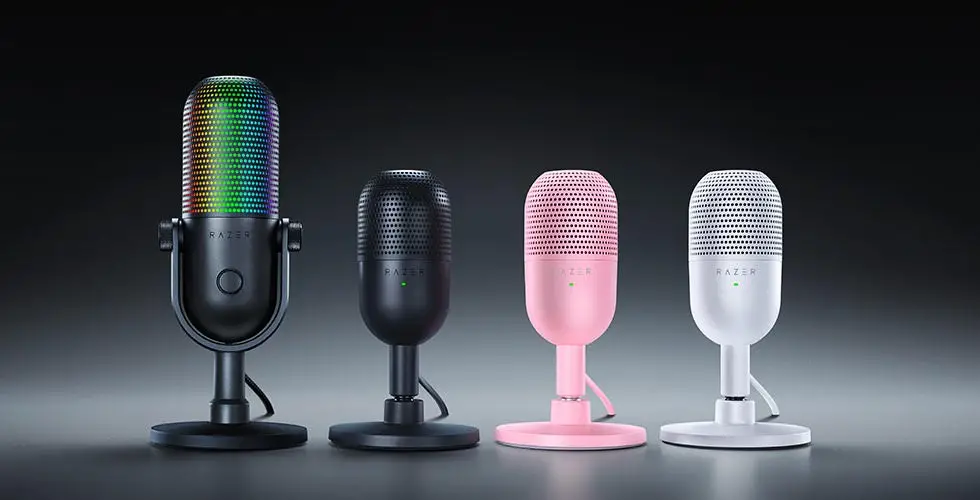 Razer apresenta microfones Seiren V3 Chroma e Seiren V3 Mini 1