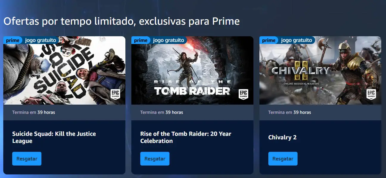 Como resgatar os jogos gratuitos do Prime Gaming